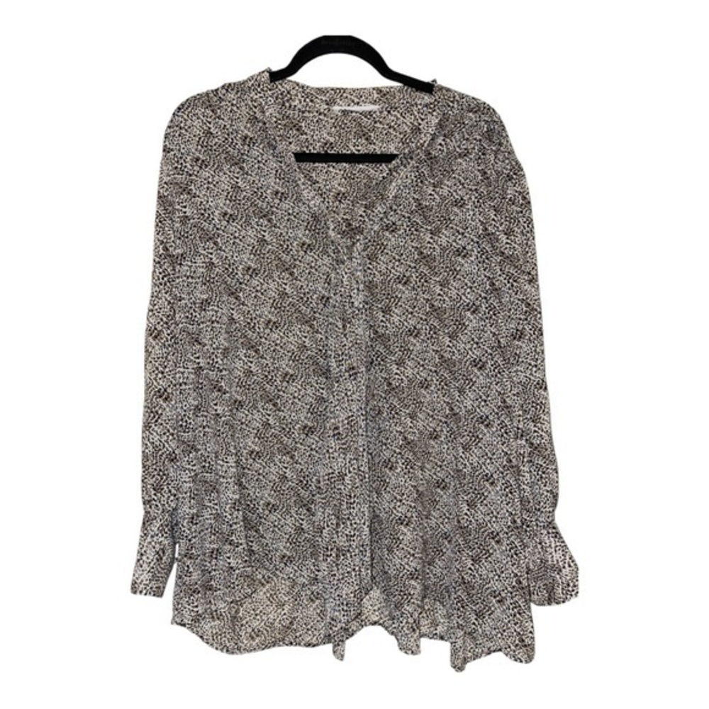 Elegant Leopard Print Blouse